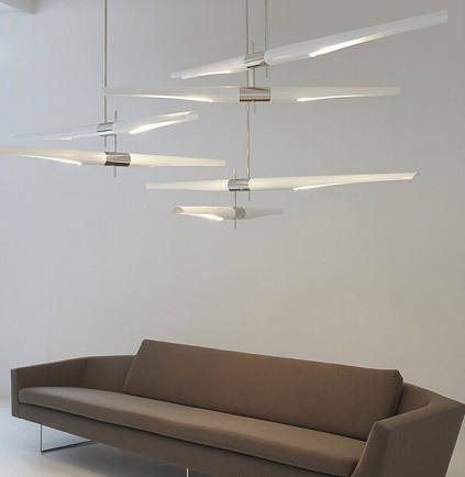 Biała lampa designerska Dragon Fly Step Into Design